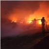 Под Канском ночью сгорела большая ферма. Десятки животных погибли (видео)