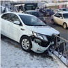 В Красноярске автомобилист хотел избежать столкновения с пенсионером и сбил подростка (видео)