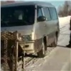 Пьяного водителя маршрутного микроавтобуса поймали на западе Красноярского края (видео)