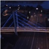 Новый пешеходный мост «Арфа» на Стрелке стал музыкальным (видео)