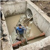 В Красноярске на Красной Гвардии отремонтировали ливневую канализацию