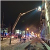 Женщина пострадала в ночном пожаре в Железногорске