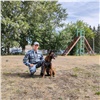 В Ачинске полицейский пес по кличке Зиггер помог найти подозреваемого в преступлении (видео)