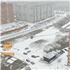 Красноярцы делятся в соцсетях фотографиями первого в сезоне снегопада 