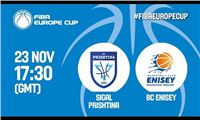 Sigal Prishtina (KOS) v BC Enisey (RUS) - Live Stream - FIBA Europe Cup 2016/17