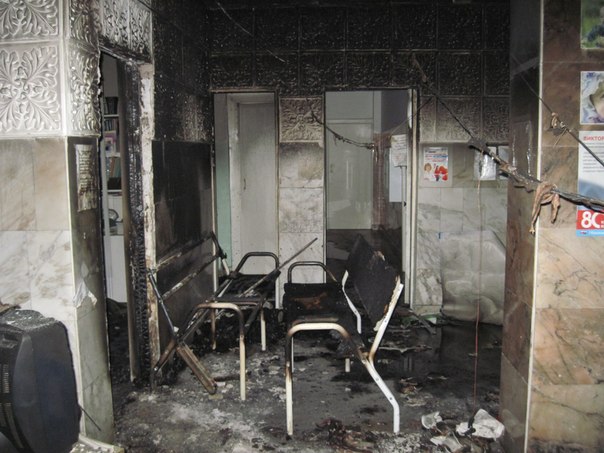 Сторож-курильщик устроил ночной пожар в красноярской женской консультации