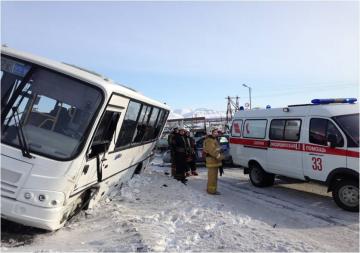 Шесть человек пострадали в ДТП с пассажирским автобусом в Норильске