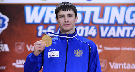 Красноярский борец стал чемпионом Европы