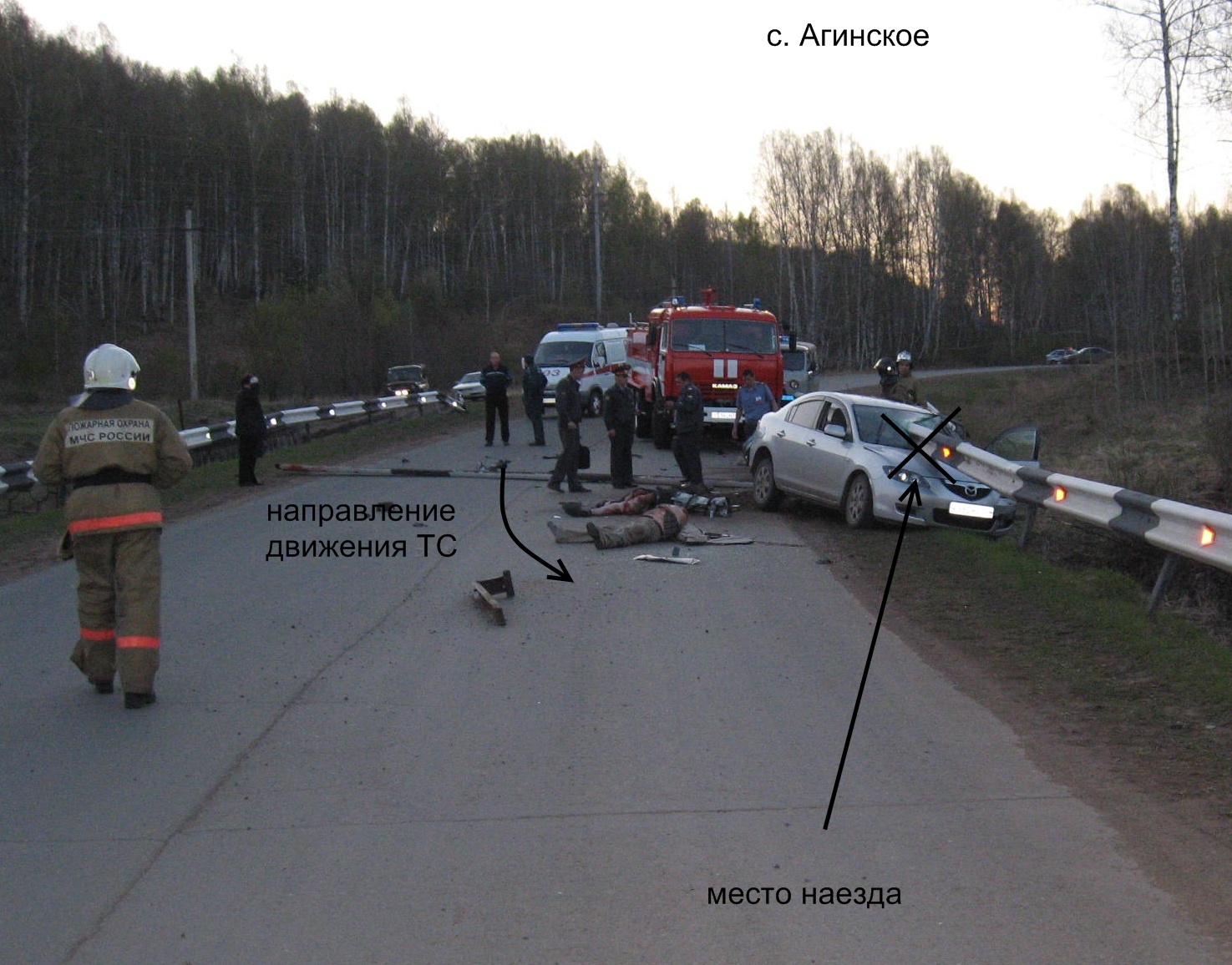 В Саянском районе Красноярского края в дорожной аварии погибли трое мужчин