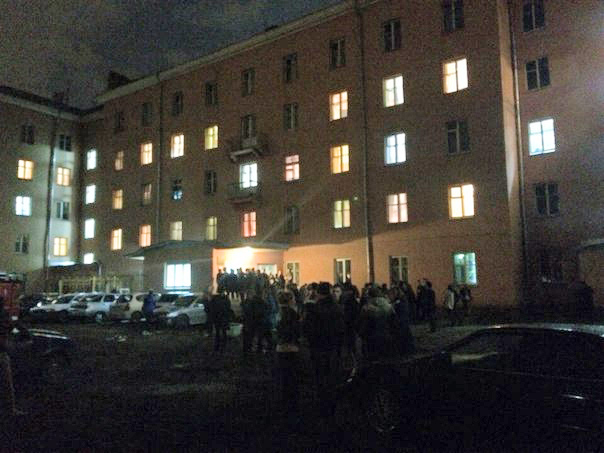 Общежитие технологического университета эвакуировали из-за задымления