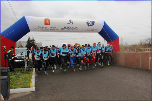 Полумарафон «Енисей-батюшка» собрал на набережной более 160 участников