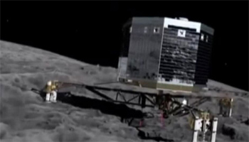 Спускаемый модуль впервые в истории человечества сел на комету